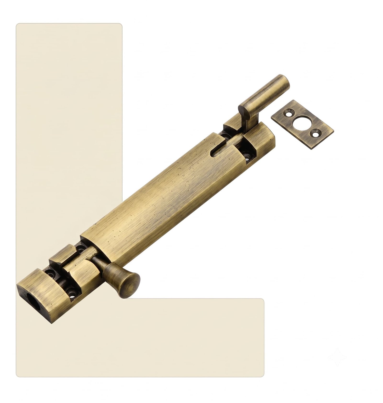 AELEX Antique Bronze Finish Sliding Bolt